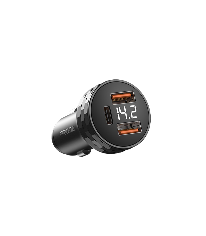 Car Charger – Proda Gico 54W Digital Current Display PD-C33