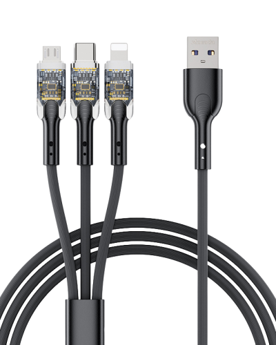 Charging Cable – Azeada Seeman Fast 3-in-1 Data 1.2M PD-B94th