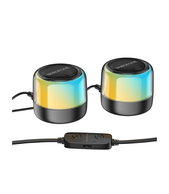 Bluetooth Speaker – Borofone BP12 Colorful Wired Computer