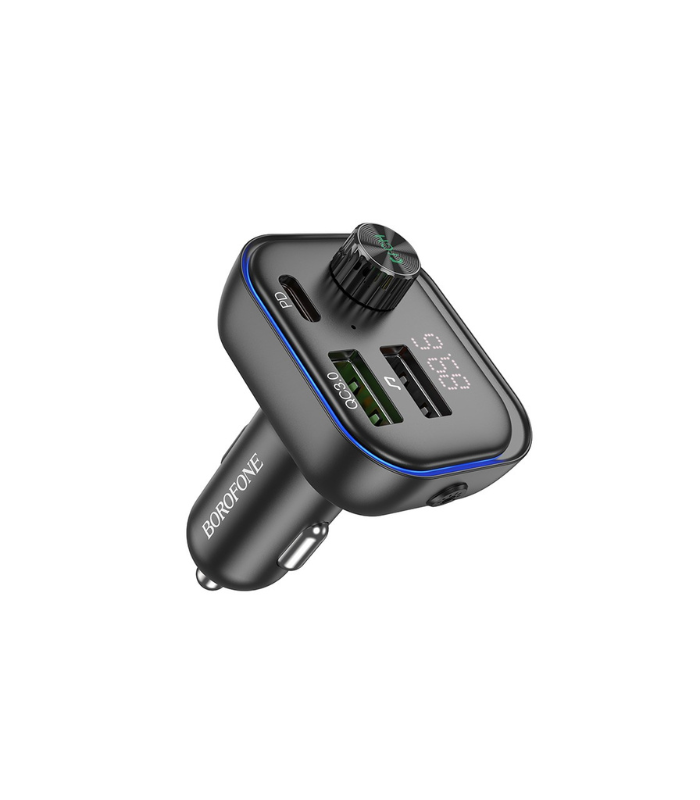 Car Bluetooth FM Transmitter – Borofone BC54 PD30W+Qc3.0