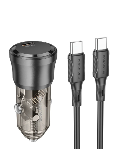 Car Charger Set – Borofone BZ24 Single Port PD20W