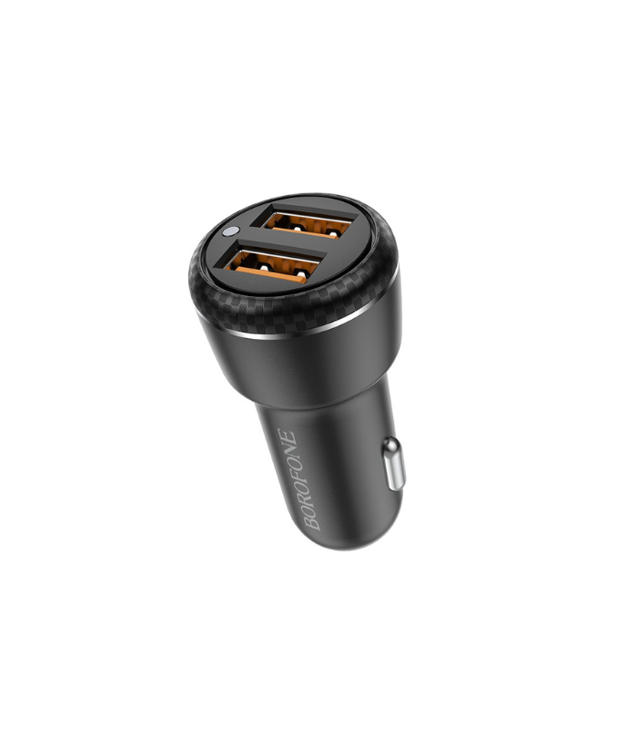 Car Charger – Borofone BZ17 Dual Port QC3.0