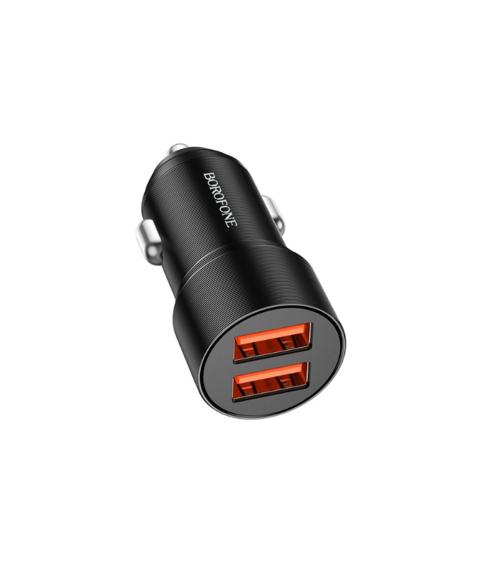 Car Charger – Borofone BZ19B 36W Dual Port QC3.0