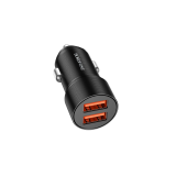 Borofone BZ19B Wisdom 36W Dual Port QC3.0 Car Charger, designed for rapid charging, features two USB ports that support Quick Charge 3.0 technology for efficient power delivery. With a compact design, this charger is perfect for keeping your devices powered up during commutes and road trips, ensuring you stay connected while on the go.