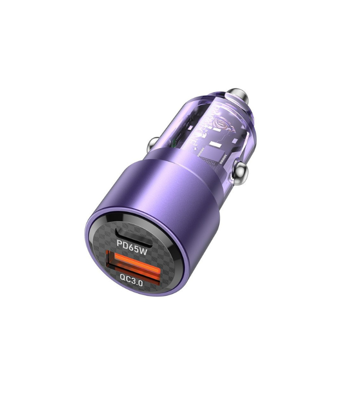 Car Charger – Borofone BZ20A 83W Dual Port PD65W+QC3.0