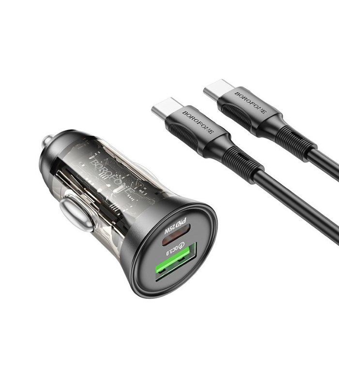 Car Charger – Borofone BZ26A Dual Port PD43W