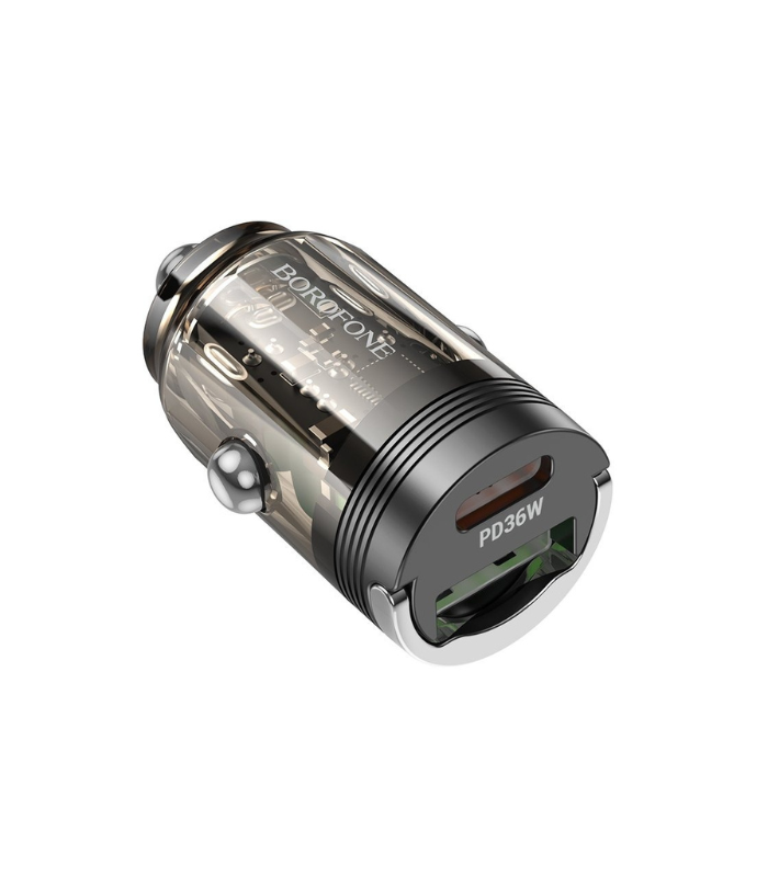 Car Charger – Borofone BZ29A Dual Port PD36W+Qc3.0