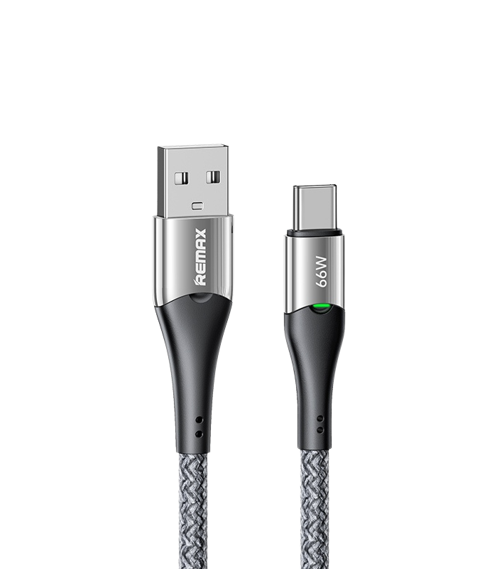 Charging Cable – Remax Intelyelec with Light RC-C117 A-C 1.2M