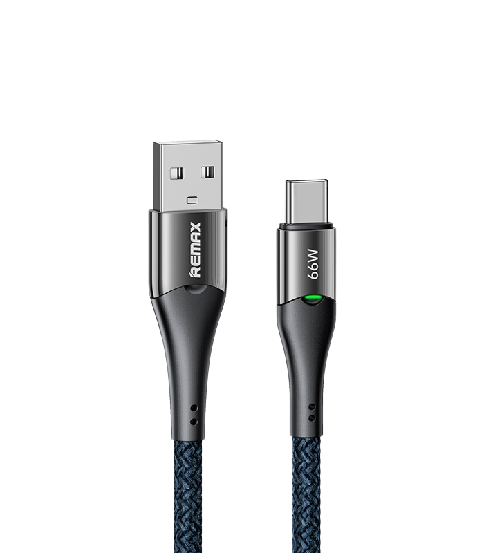 Charging Cable – Remax Intelyelec with Light RC-C117 A-C 1.2M