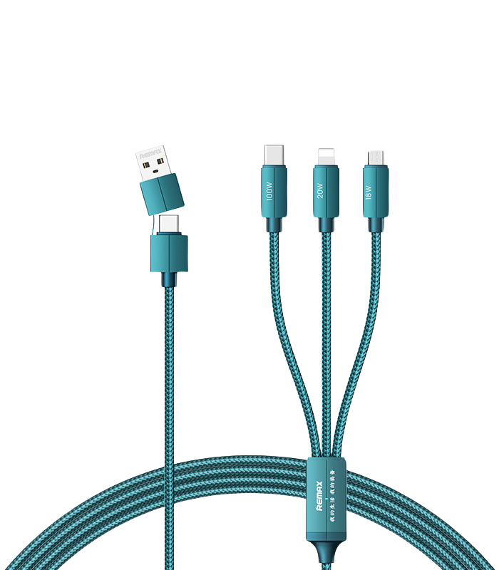 Charging Cable – Remax Kerolla Series 100W 3-in-2 RC-C012