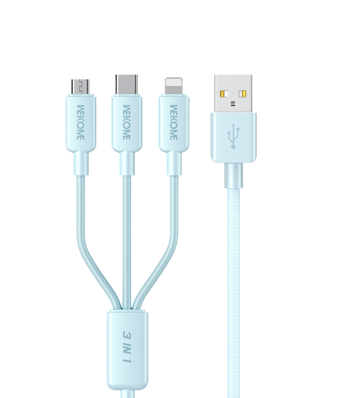 Charging Cable – Wekome WDC-04th Pop Series Fabric 3-in-1