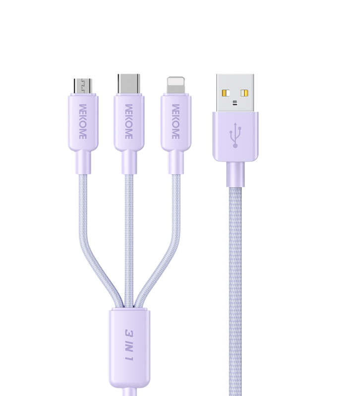 Charging Cable – Wekome WDC-04th Pop Series Fabric 3-in-1