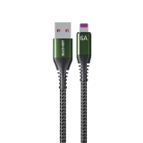 Wekome WDC-169 Raython Fabric Cable featuring a stylish fabric exterior for durability and tangle-free use. This cable is designed for fast charging and data transfer, compatible with various devices. Its flexible design makes it easy to carry and store, perfect for on-the-go use.