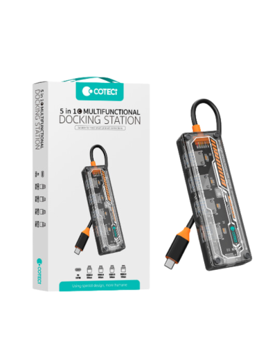 Docking Station – Coteci Punk 5-in-1 (C) Multifunctional