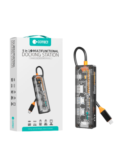 Docking Station – Coteci Punk 5-in-1 (A) Multifunctional