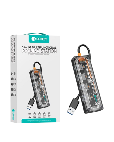 Docking Station – Coteci Punk 5-in-1 (D) Multifunctional