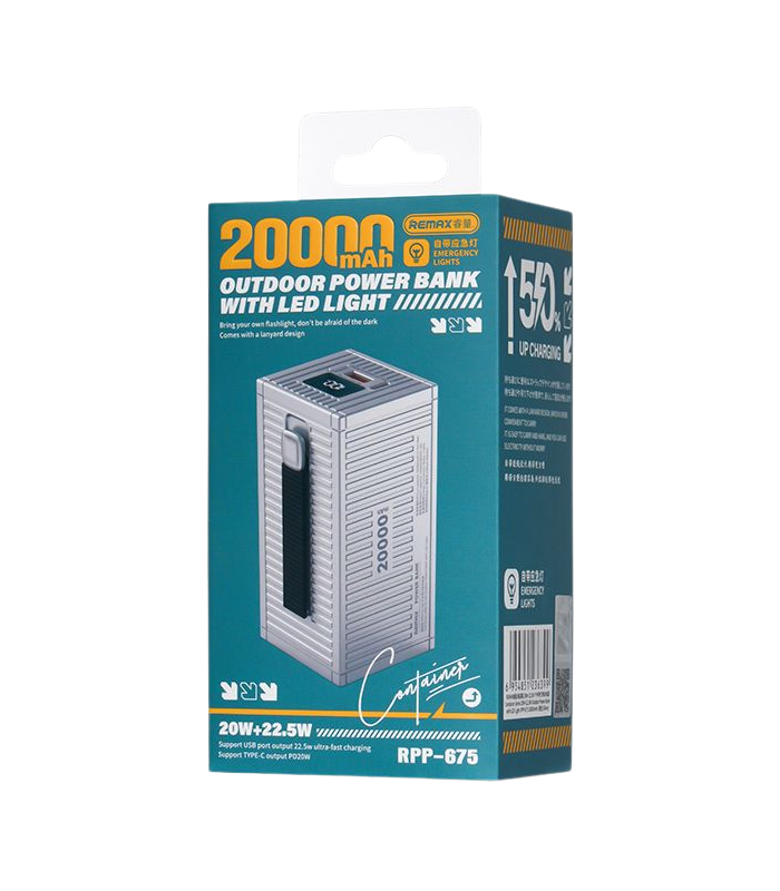 Power Bank – Remax Container Series 20000mAh RPP-675