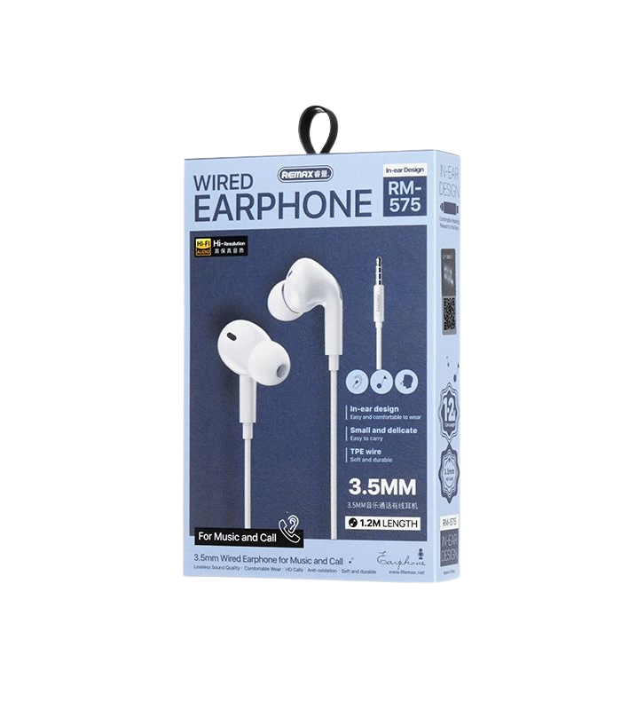 Wired Earphones – Remax For Music and Call RM-575