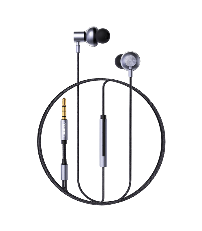 Wired Earphones – Remax Metal Braided For Music & Call RM-730